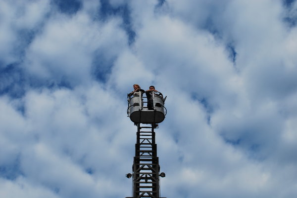 Firefighters basket, elevator