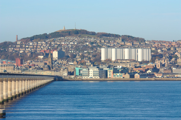 Dundee City over the Tay