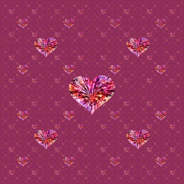 Geometric Heart Pattern 1